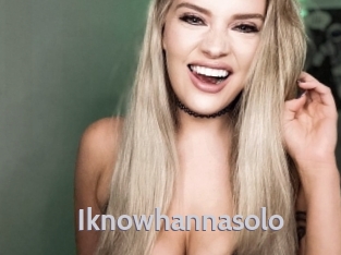Iknowhannasolo